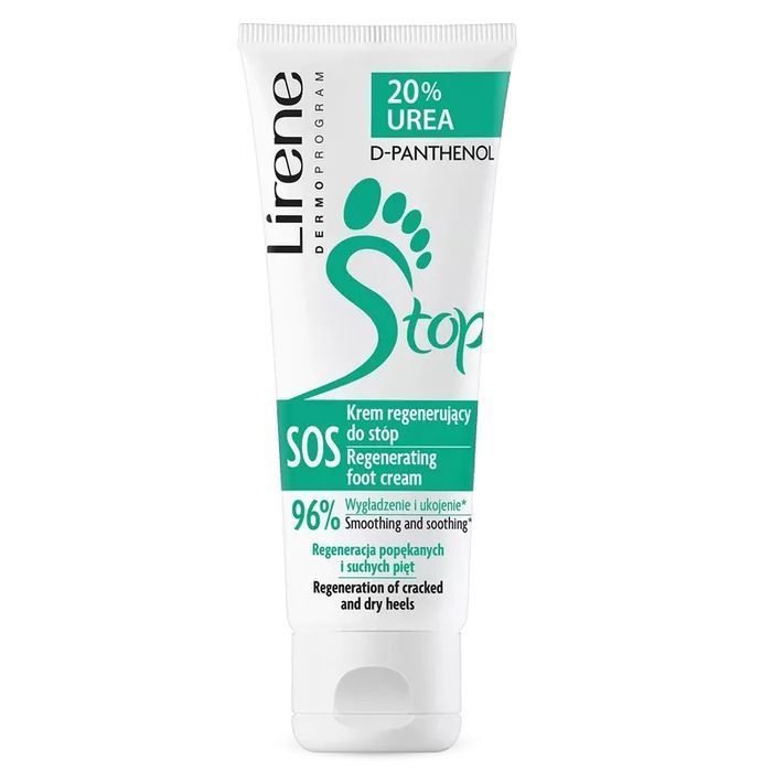 Krem regenerujący do pielęgnacji stóp z mocznikiem Lirene 20% Urea75ml