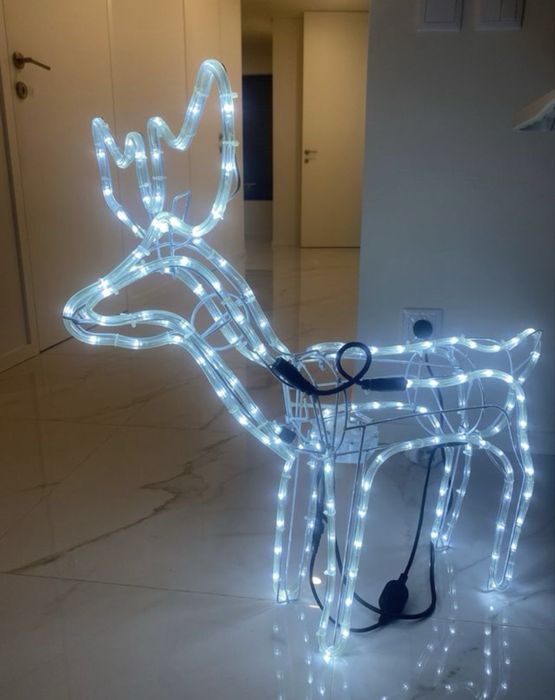 Rena led de natal 60 cm