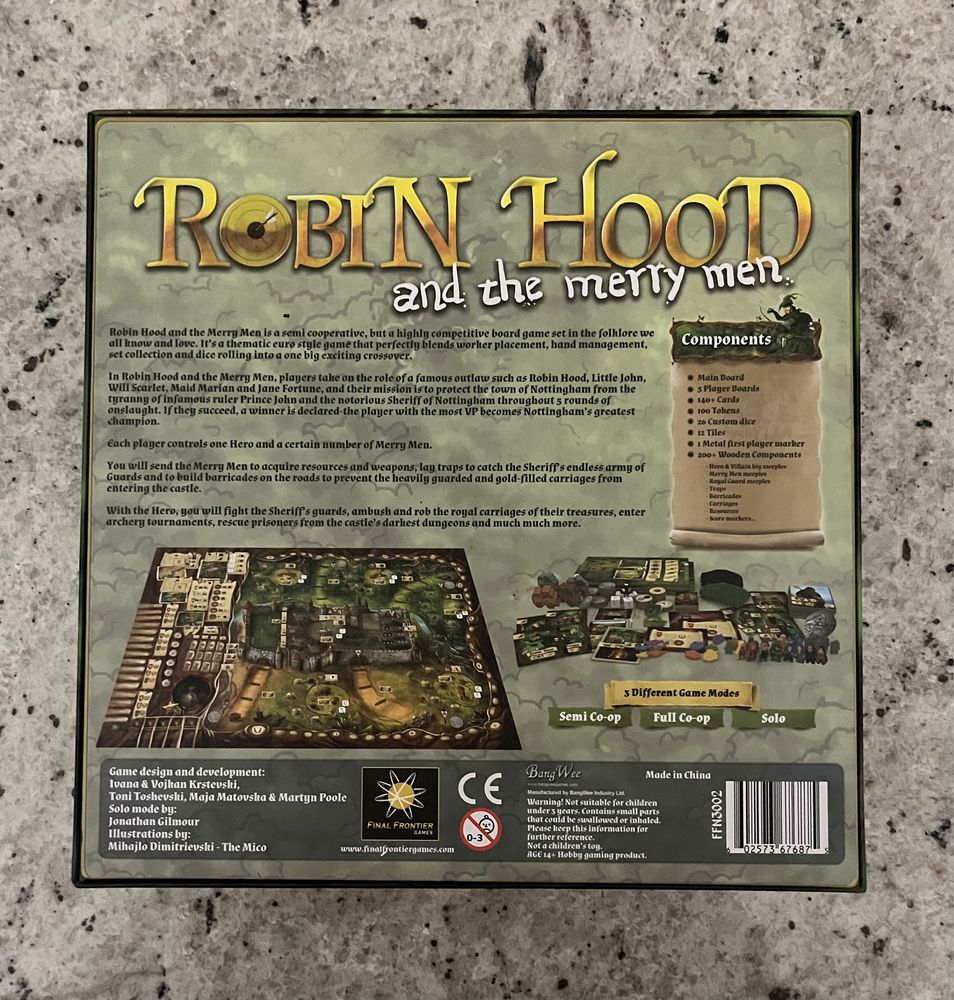 Gra planszowa Robin Hood Kickstarter Deluxe