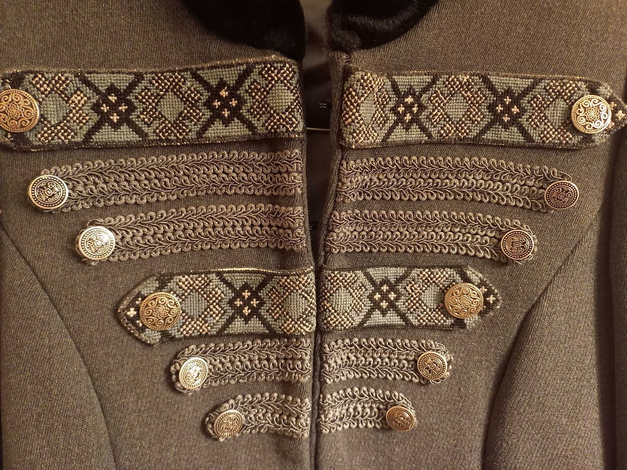 Kurtka, ręcznie szyta, ukrainskiej marki  Smolinska, unikat