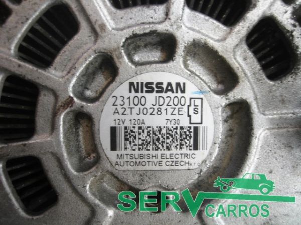Alternador NISSAN Qashqai/Qashqai+2 I (J10, JJ10)