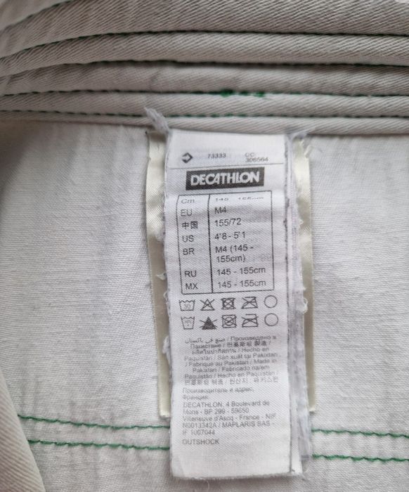 Kimono dziecięce białe 145-155 Outshock Decathlon