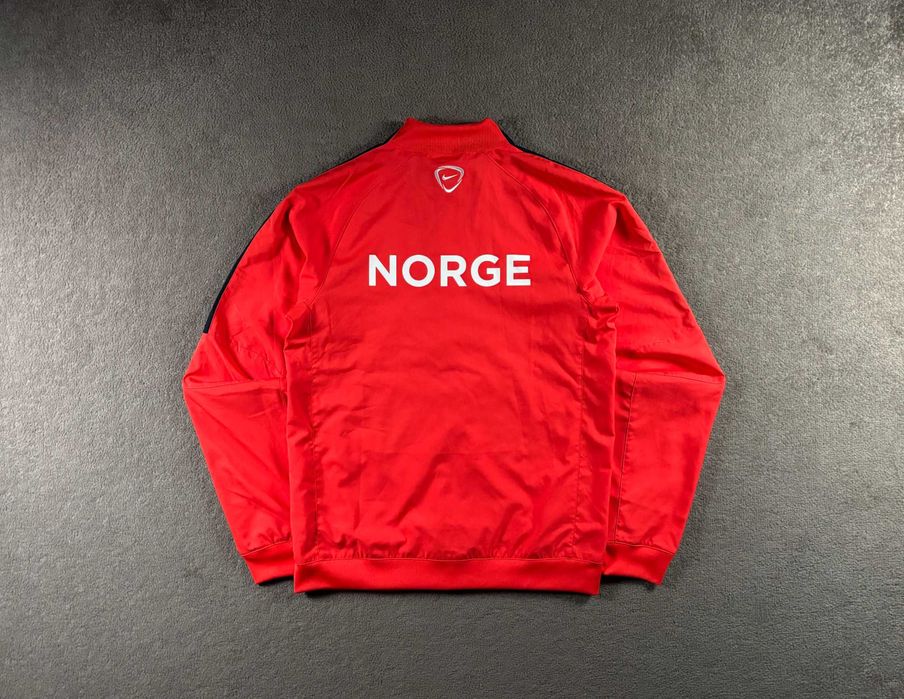 Bluza Nike S Norwegia Piłkarska Rozpinana Czerwona Sportowa