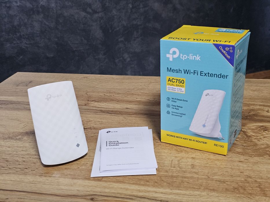 TP-Link RE190 Mesh Wi-Fi Extender AC750 repeater wzmaczniacz