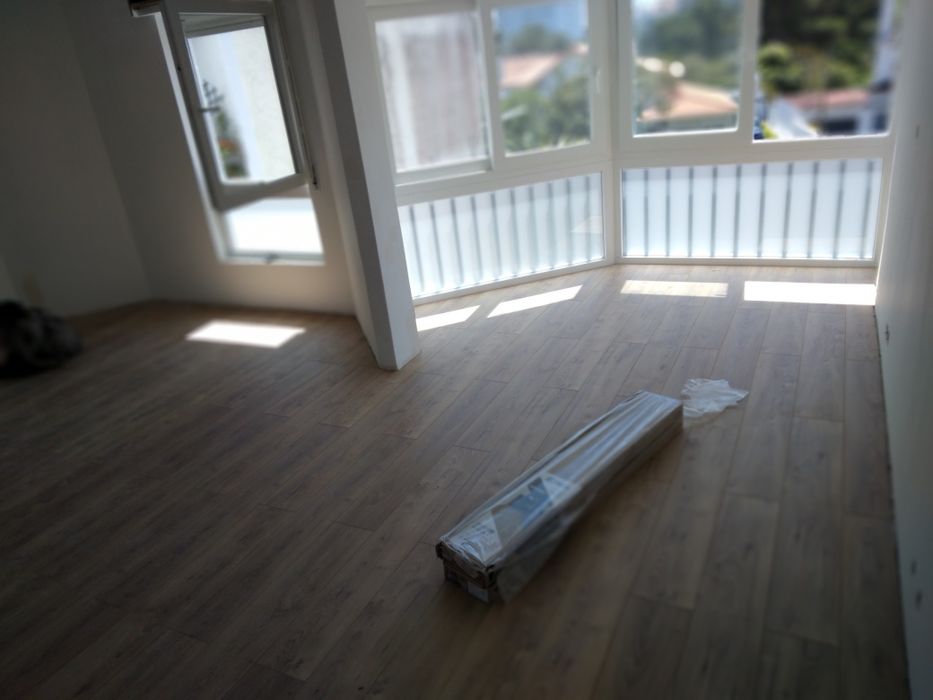 Remodelação de pisos flutuante