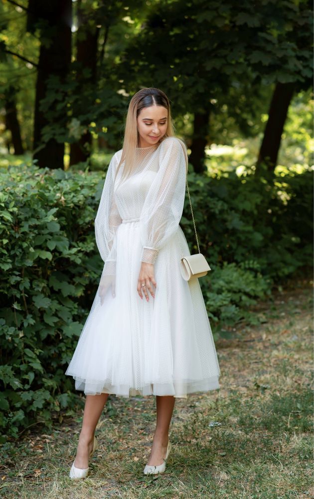 Випускна/ вечірня/ весільна біла сукня LA MARIEE