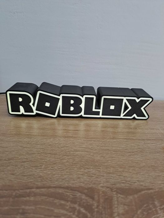 Placa Decorativa ROBLOX com LED