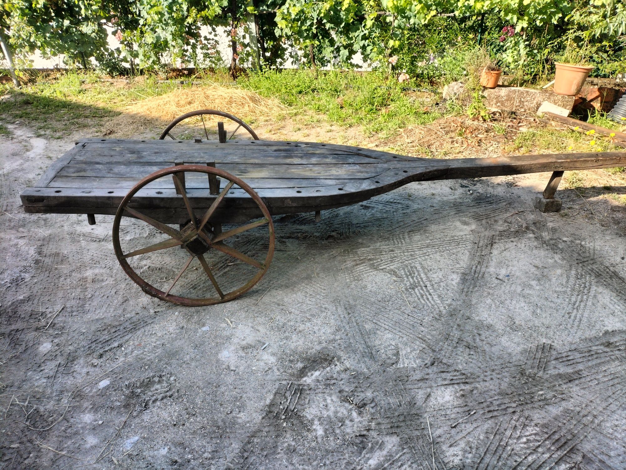 Carro de bois antigo.