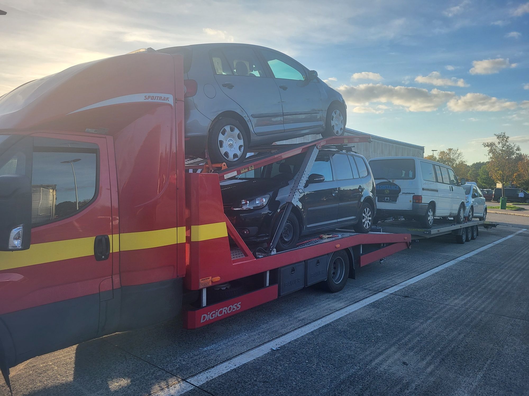 Laweta Transport samochodów Niemcy Francja Belgia Holandia Włochy