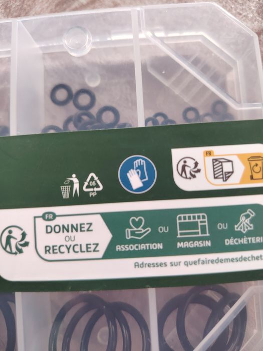 Uszczelki, różne rozmiary