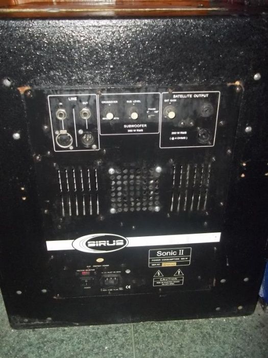 Bass subwoofer aktywny SIRUS Sonic II 300W RMS