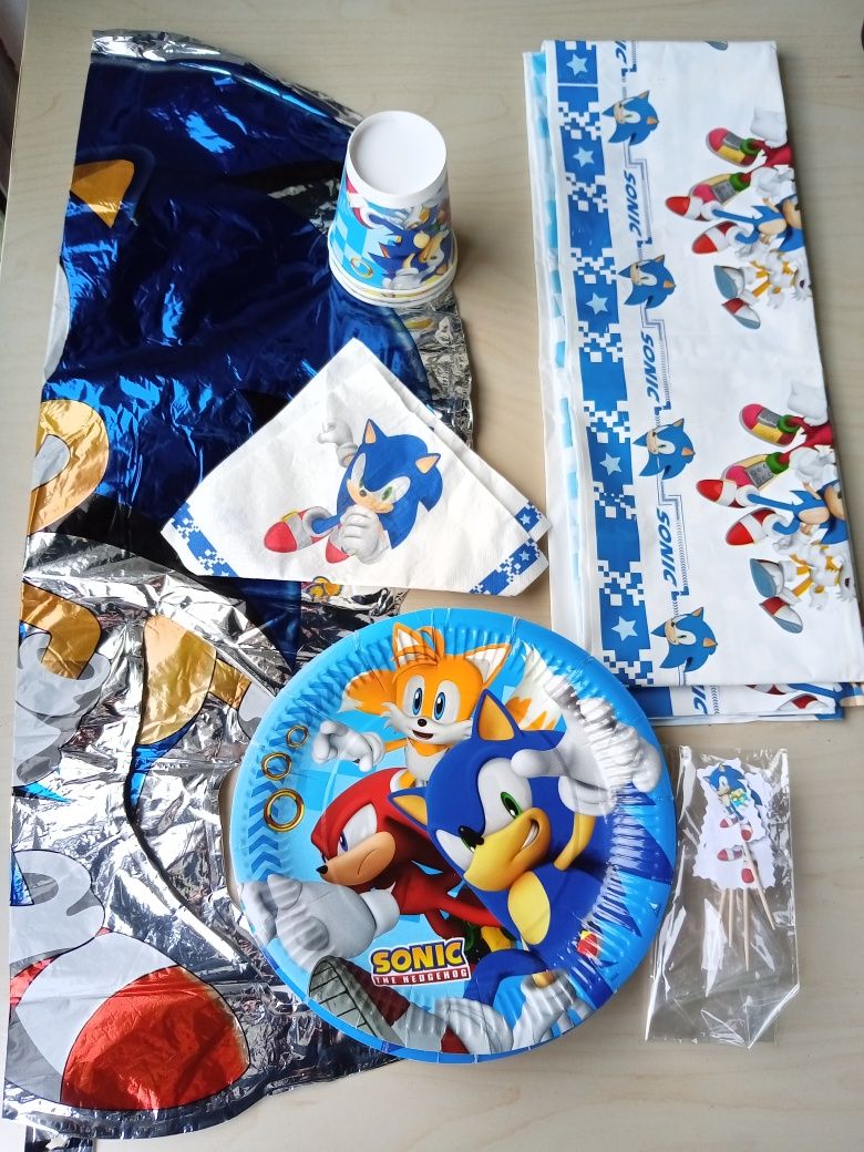 Aniversário/festa Sonic, sega