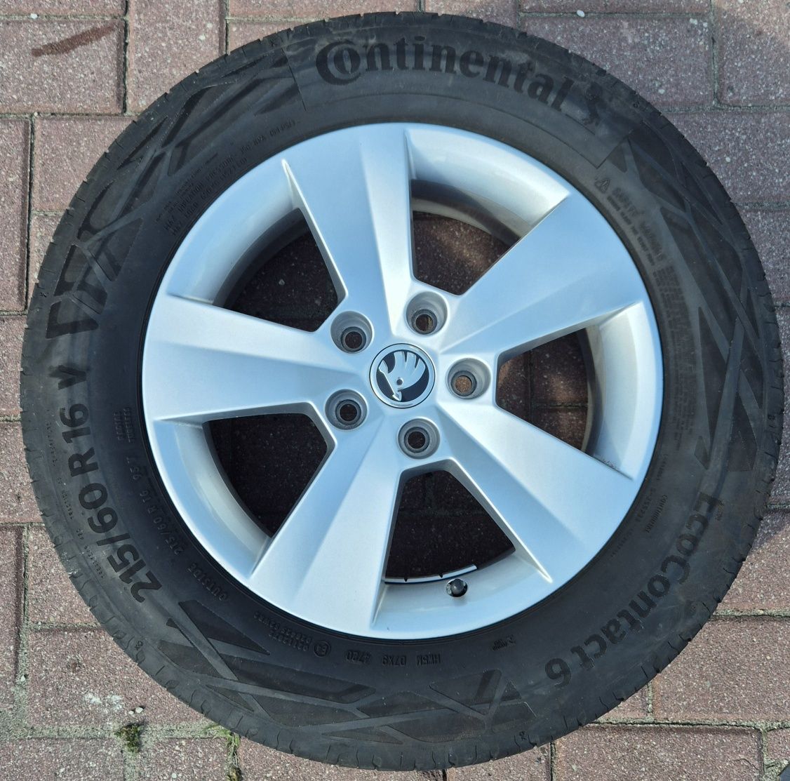 Oryginalne Koła Felgi Aluminiowe Skoda 16" 5x112 ET41