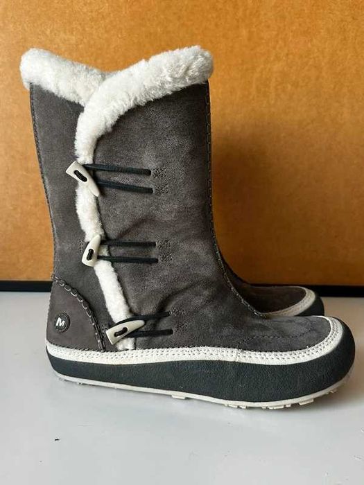 Zimowe botki Merrell 40 szare