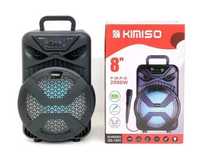Портативный динамик  с проводным микрофоном Kimiso QS-1805 8-дюймовый