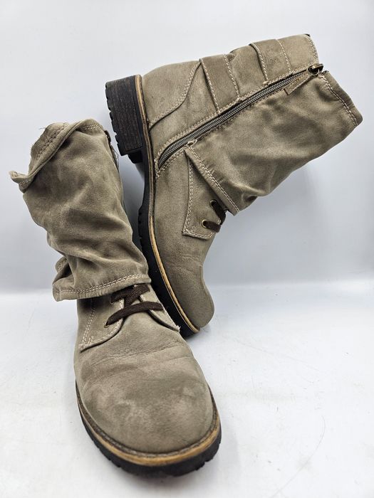 Botki Damskie Graceland Szarobrązowy Rozmiar 41