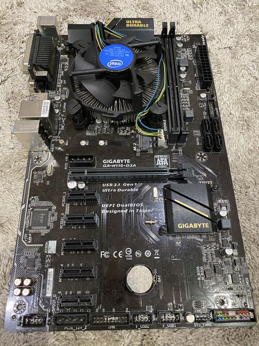 Płyta główna Gigabyte GA-H110-D3A s.1151 DDR4 ATX LED