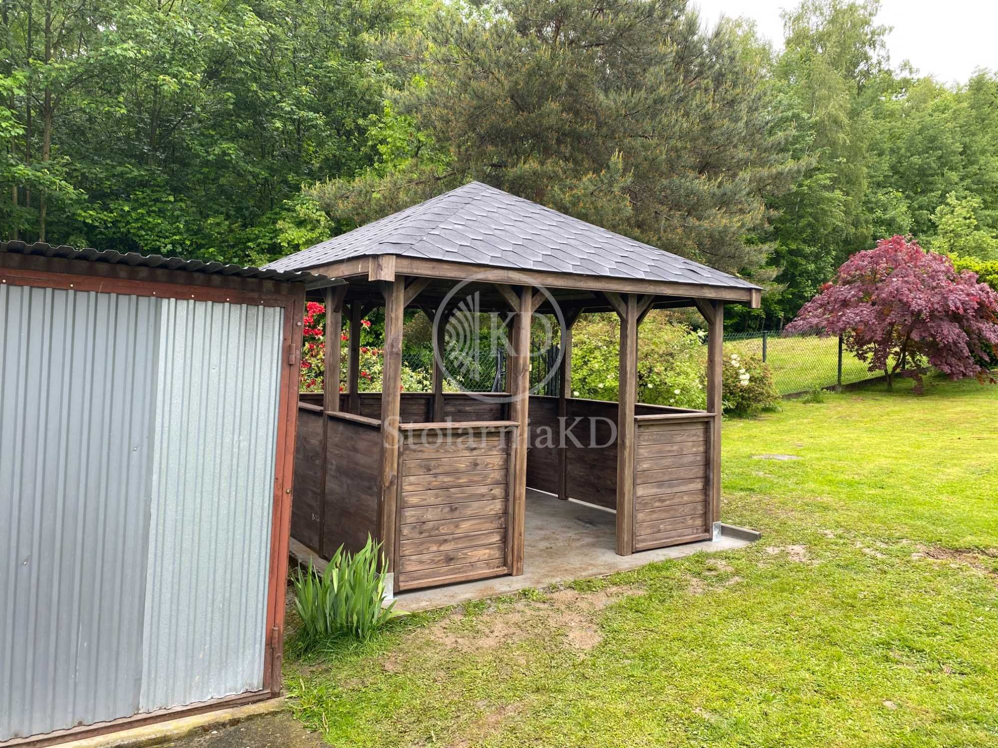 Altana ogrodowa altanka drewniana wiata pergola 3x3 3x4 4x4