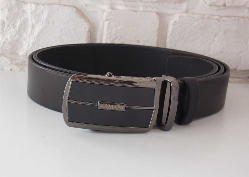 Мужской кожаный ремень автомат / шкіряний ремінь чоловічий