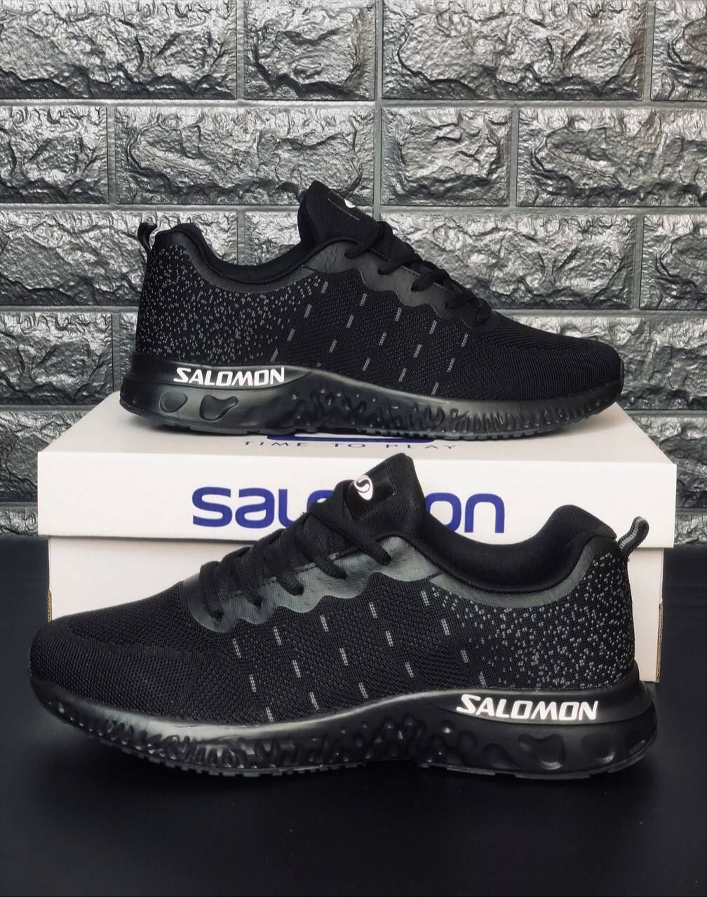 Кроссовки Мужские Salomon Черный Летние кроссовки Саломон
