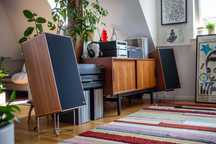 Kolumny Braun L810, Dieter Rams, vintage, stan gabinetowy.