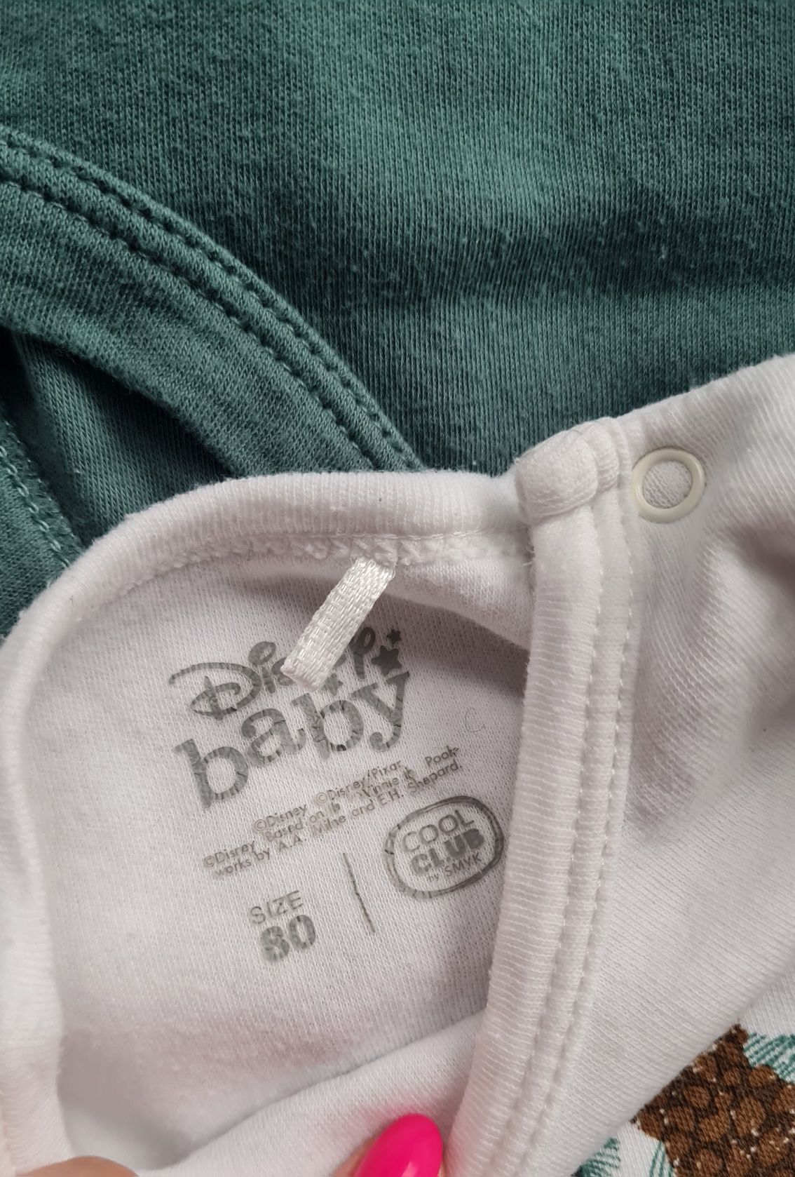 Body niemowlęce dla chłopca z długim rękawem świąteczne Disney Baby