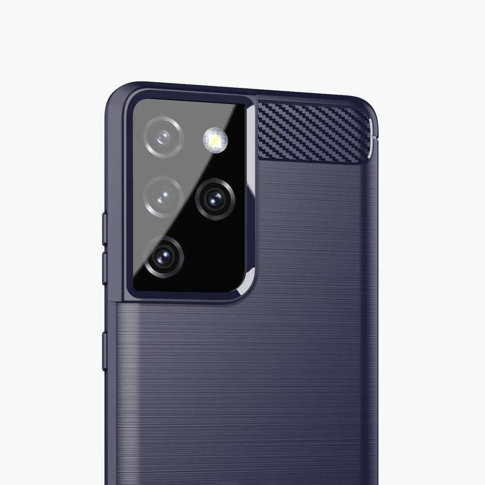 Elastyczne Etui Carbon Case Samsung Galaxy Note 20 czarny