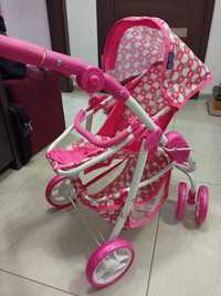Wózek dla dziewczynki 2w1