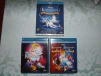 Kopciuszek  3 płyty blu ray trylogia film bajka