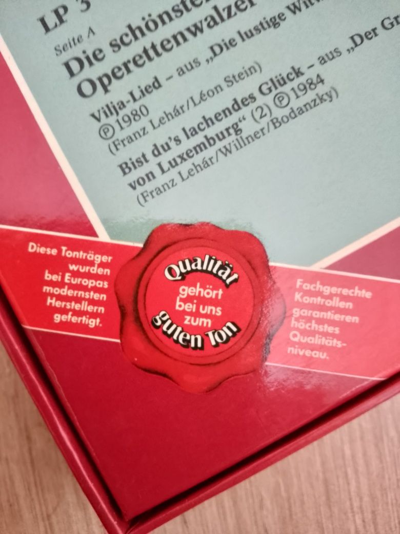 Płyty winylowe Najpiękniejsze walce świata. Komplet 8 szt.