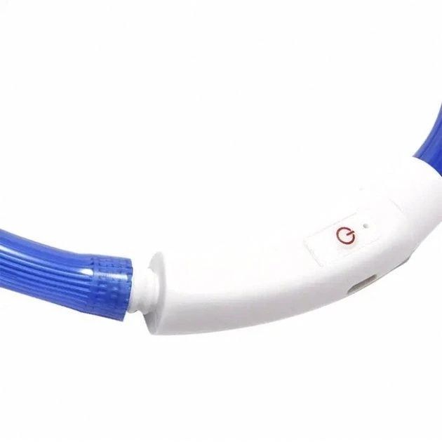 Светодиодный влагостойкий ошейник для собак USB USB Размер S-35 cm M-5