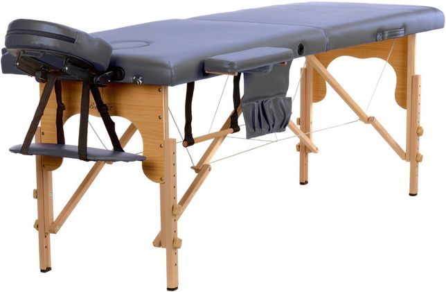 Stół Łóżko do masażu 2 segmentowe drewniane TORBA GRATIS