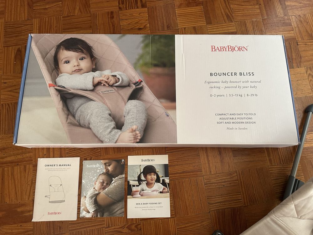 Espreguiçadeira bebé babybjorn como nova