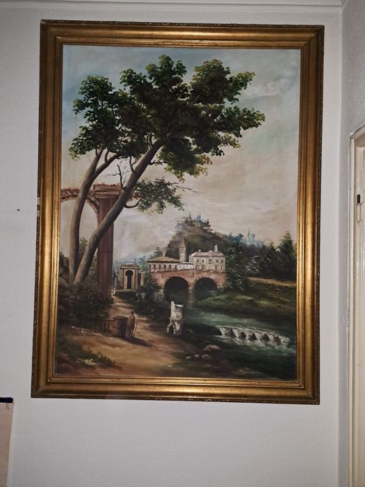 Quadro paisagem rural