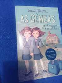 Livro "as gémeas no colégio de Santa Clara"