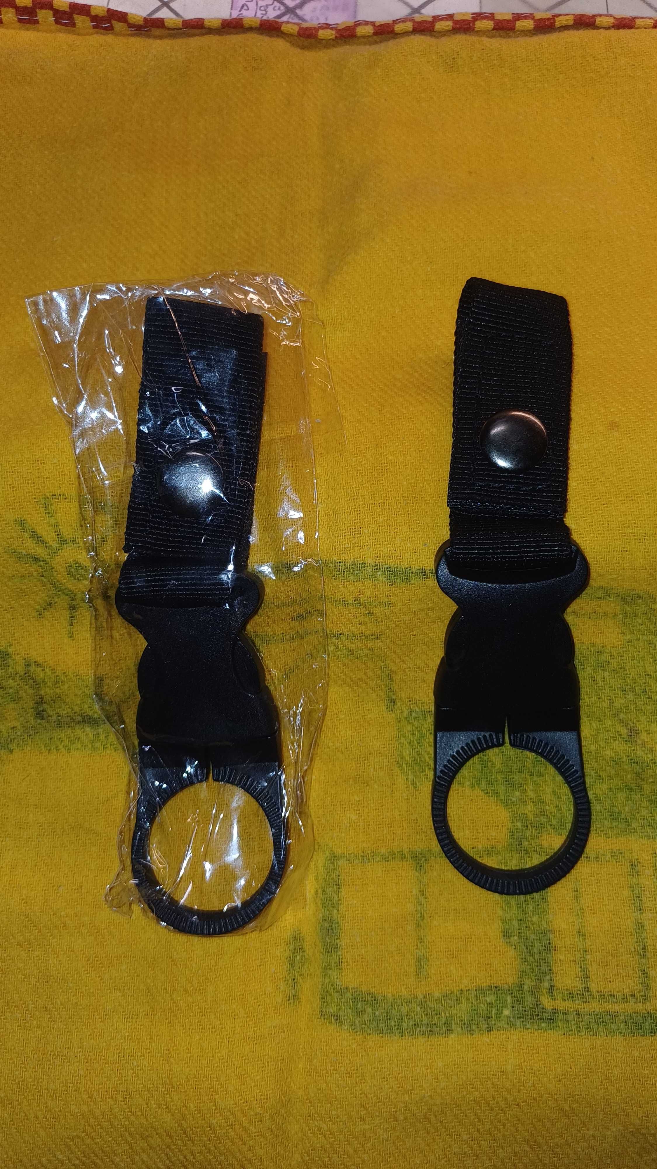 Suportes de garrafa para cinturão tático (Preto)