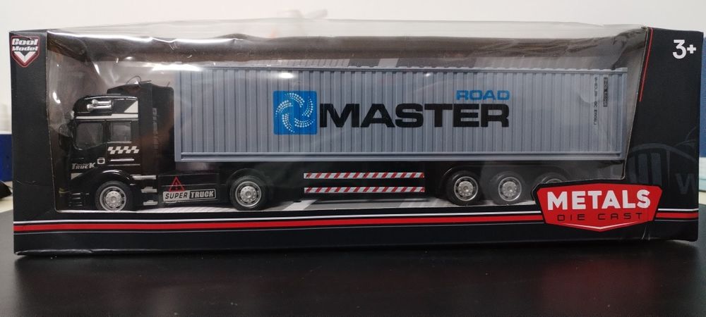 Miniatura Camião conteiner novo na caixa