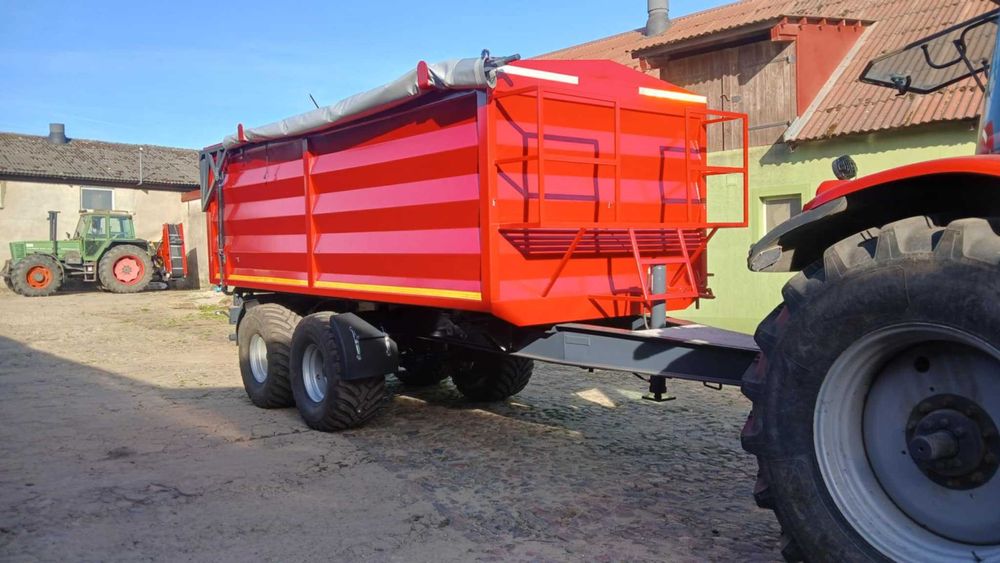 Tandem wywrotka 3 stronna KRAMPE 20 T resor skorupa