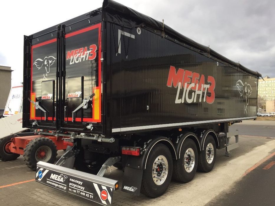 Mega 45m3 Naczepa Wywrotka Aluminiowa klapo-drzwi  PROMOCJA "Przebijemy każdą ofertę"