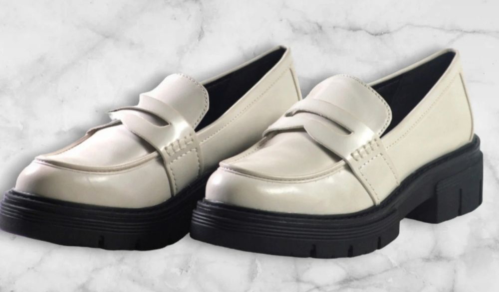 Mokasyny Loafersy Marco Tozzi na platformie 40