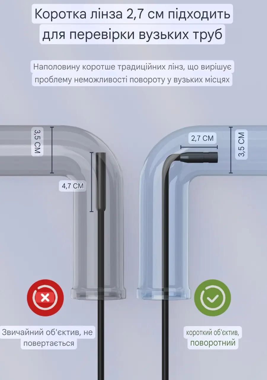 HD Industrial Endoscope Model C30 m 5 метрів