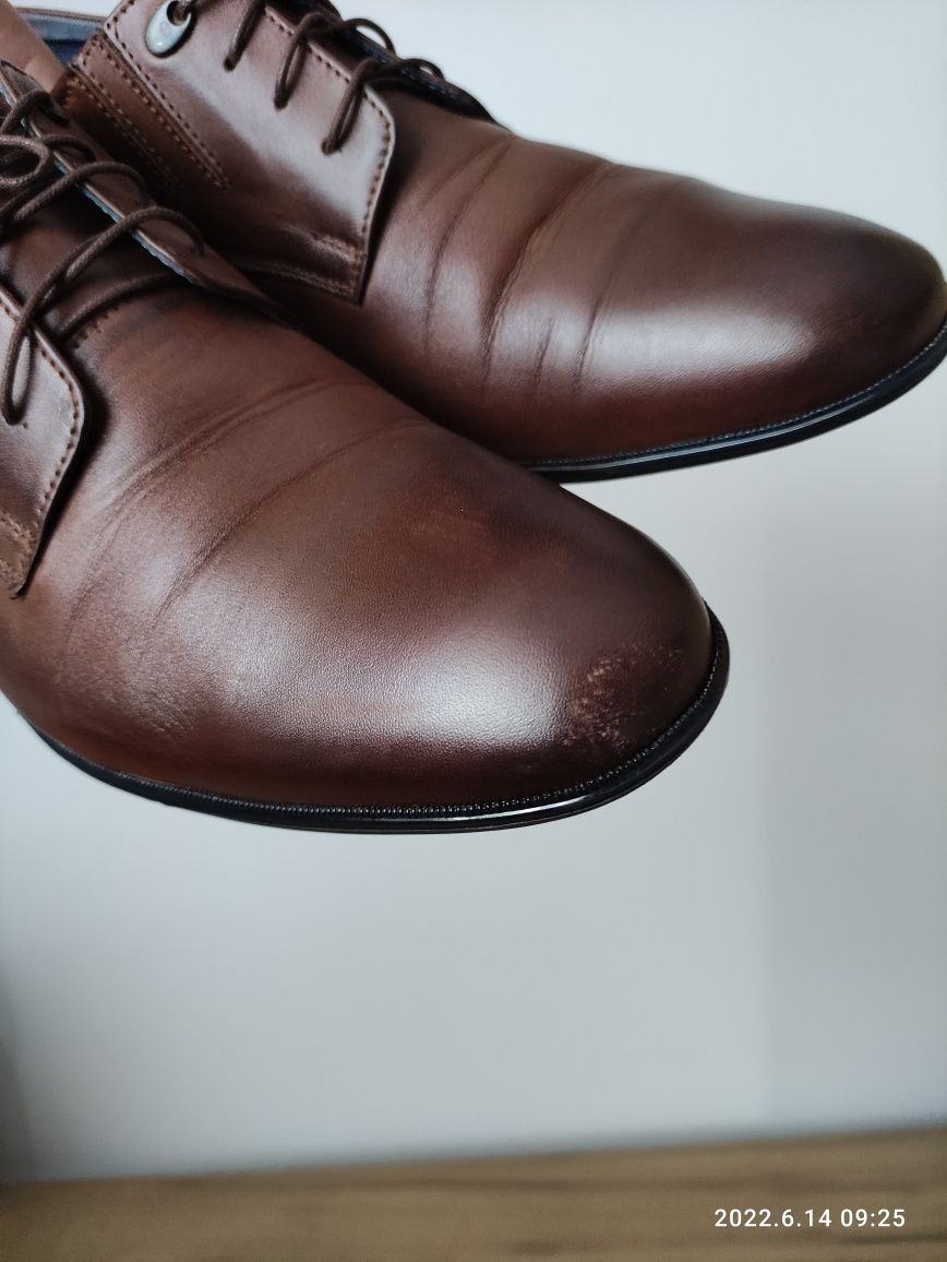 Buty męskie wizytowe r 45