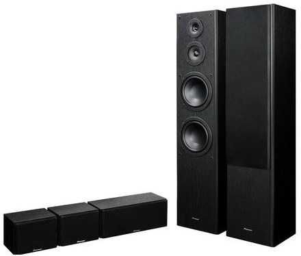 Amplituner Pioneer + zestaw głośników 5.0 Pioneer S-ES3TB kolumny