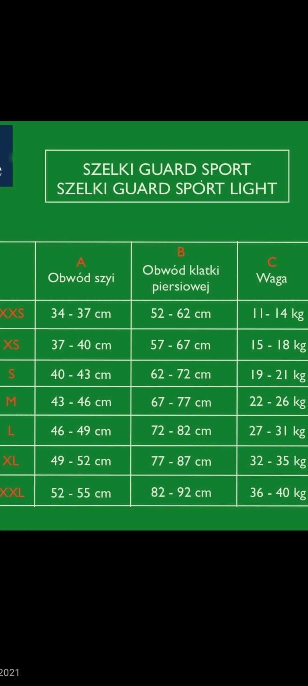 Szelki typu guard INUA