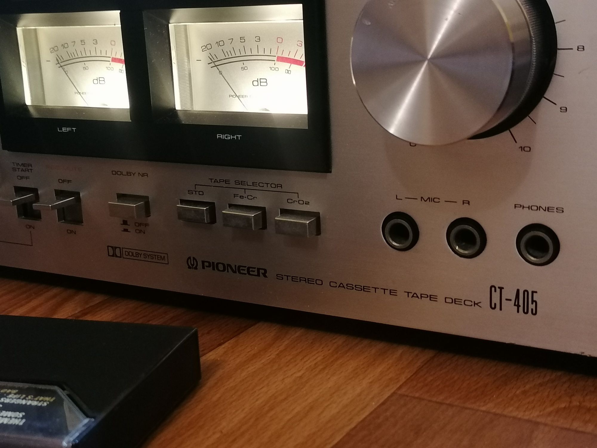 Кассетная дека Pioneer ct 405 Japan 1976 Видео внутри!