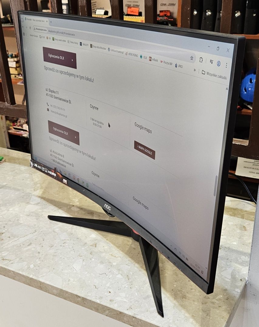 352/25 Monitor AOC G2 C27G2ZE