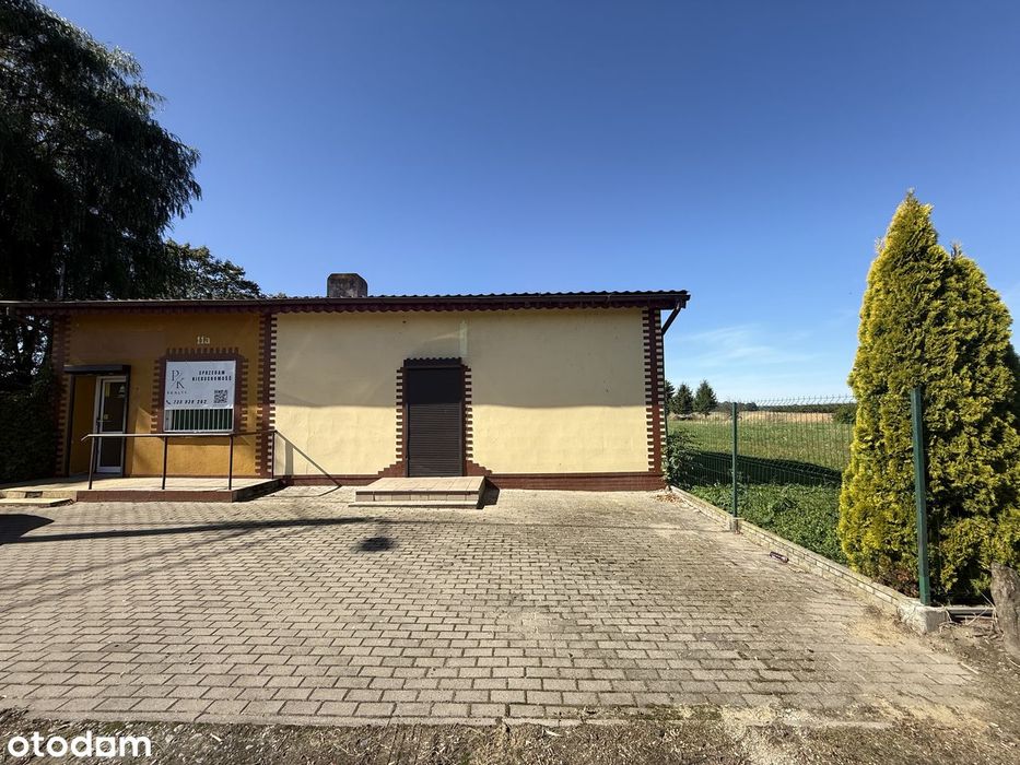 Gotowy lokal + działka pod dom | Bógwidze, gm. Pleszew