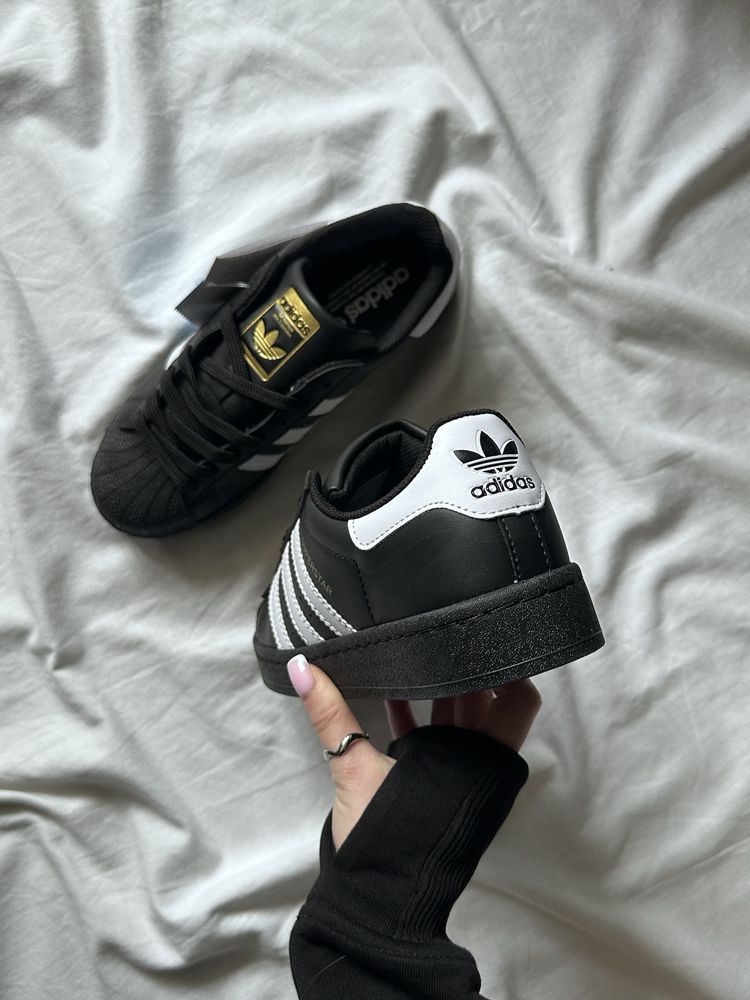 Кросівки Adidas Superstar Black Кроссовки Адідас Суперстар Адидас