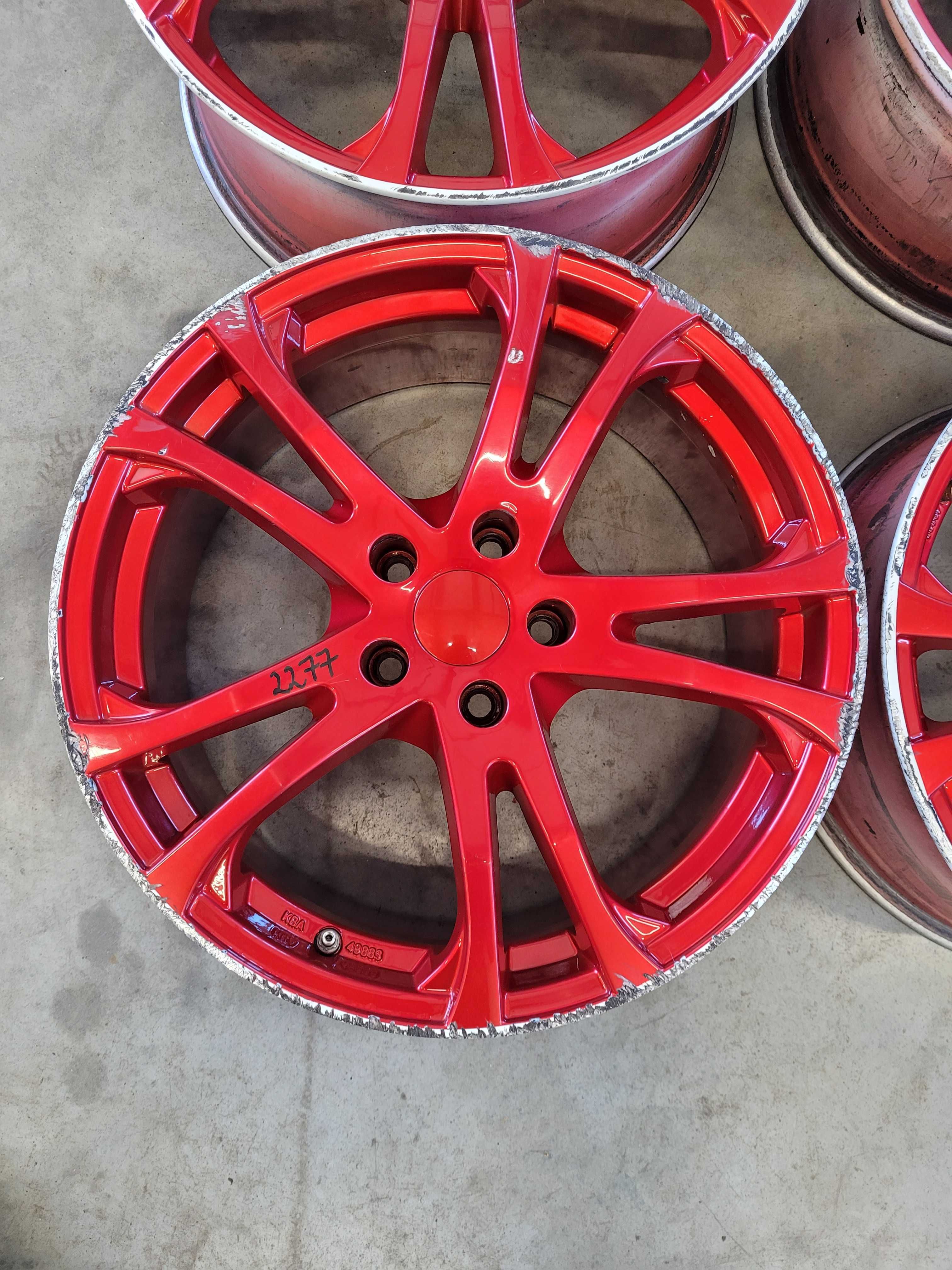 Felgi aluminiowe r 18 5 x 112  czerwone
