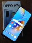 OPPO A74,5G,128 GB, RAM 6+2gb.